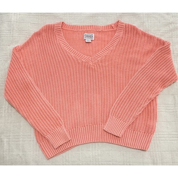 Pink Coconut Boutique Sweaters - Forenza Love Pink Women's Medium Pullover Sweater 100% Cotton Pink